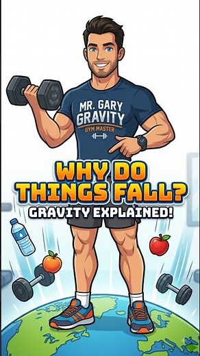 Simple Physics: The Pull of Gravity (concept of gravity pulling objects toward Earth.)