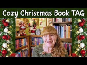 8 COZY, Festive BOOK Questions! Great Book Recommendations! Cozy Christmas Book TAG!