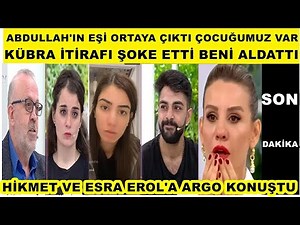 Esra Erol Abdullahın eşi günler sonra ortaya çıktı itirafı şoke etti Kübra inadına yaptı çocuğum var