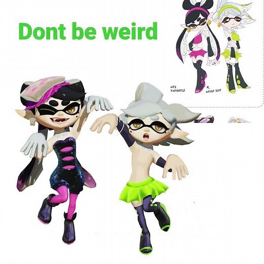 new Splatoon beta design edits part one #splatoon #squidsisters #splatoon2 #splatoon3 #edits