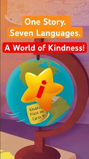 One Story. 7 Languages. A whole world connected by a spark of kindness! 🌍✨📚