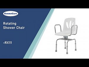 KosmoCare Rotating Shower Chair - Features (RX111)