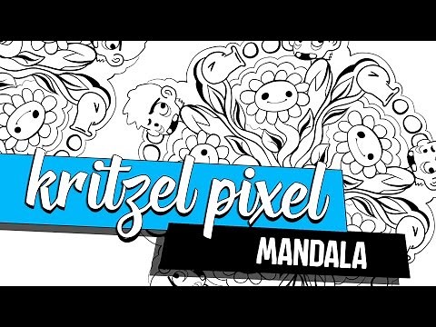 How to Mandala + Clip Studio Paint ★ KRITZEL PIXEL | Tutorial