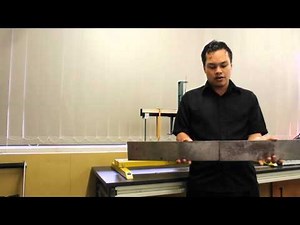 Instructional Video: Shear Stress in a Beam Lab
