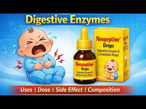 Neopeptine Drops Uses in Hindi | Dose | Side Effects | Baby Gas & Colic Pain #Neopeptinedrops #colic