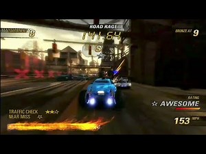 Burnout Revenge: Crashbreaker Road Rage - Long Fowards (Motor City) with Hot Rod