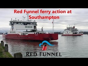 Red Funnel - Red Osprey, Red Kestrel and Red Jet 6 at Southampton