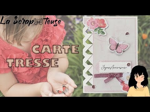 Braid card tutorial with little material (without square and without printer)