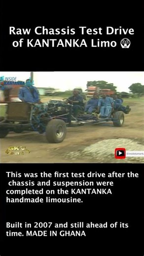Raw Chassis Test Drive of KANTANKA Limo 😱