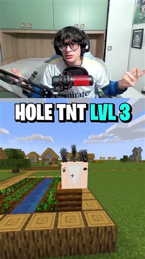 TNT vs TNT Qual è il più potente? 😯 #minecraft #shorts #explosion