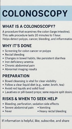 Colonoscopy: What You Need to Know in 60 Seconds