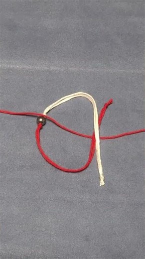 Lucky Red & White Friendship Bracelet🍀