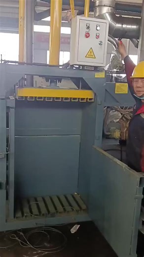 VANEST Hydraulic Garbage Compactor Waste Plastic Press Machine Hydraulic Trash Compactor