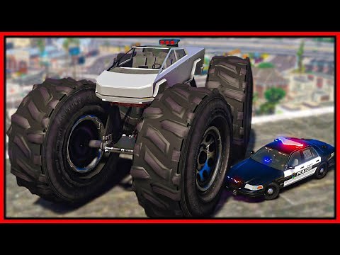 GTA 5 Roleplay - I BUILT CUSTOM TESLA CYBERTRUCK & COPS HATED IT | RedlineRP