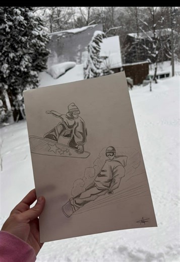 Captivating Snow Drawing Inspiration