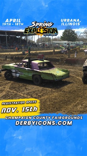 The countdown to Spring Explosion is on! 💥 Registration opens November 15th at derbyicons.com | Derby Icons