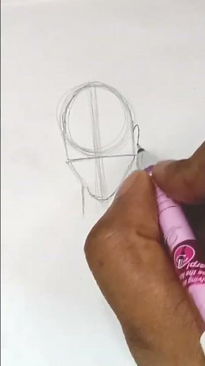 Head Tutorial ✏️ How To Draw Head Easily ✨ #tutorial #howtodraw #drawingtutorial #viralshort