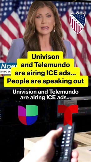 ICE ads are now running on Univision and Telemundo. Yes, you read that right. While DHS pours millions into fear campaigns and recruitment ads, our communities are organizing, petitioning, and refusing to stay silent. #ApagaElOdio #ICEAds #Univision #LULAC | LULAC