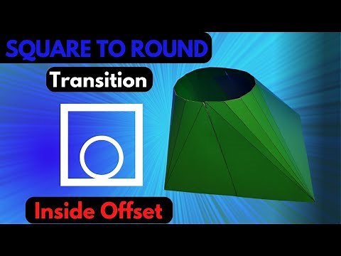 How to make Square to Round with inside offset