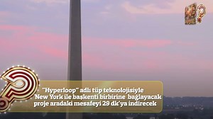 New York ve Washington arası '29 dakikaya' inecek