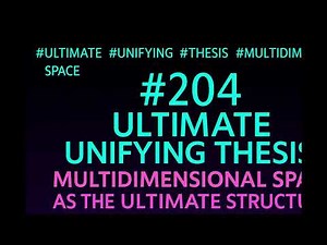 Multidimensional Space as the Ultimate Structure of the Cosmos | A Unified View on String Theory,