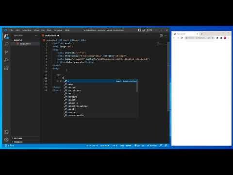 como PONER COLOR a un PARRAFO en HTML (VISUAL STUDIO CODE) 🚀