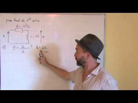 filtrage linéaire / III-2 filtre passe-haut d'ordre 1