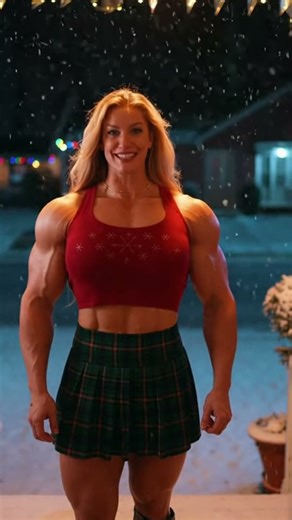 He Wished for a Muscle Mommy and Christmas Delivered!