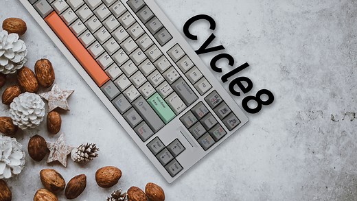 【客制化分享】80配列要回光返照了？TKD-Customize Cycle 8机械键盘客制化套件沉浸式组装 | VERTEX V1轴|FBB事务所键帽_哔哩哔哩_bilibili