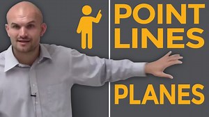 What is a point, line, and plane