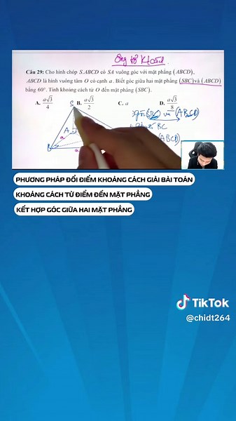 Phương pháp Đổi Điểm Khoảng Cách trong Toán 11