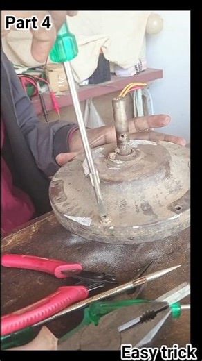 Fan Body Ka Jam Screw Kholne Ka Asli Tarika 🔥part 4 #fanrepair #mistripatnawale