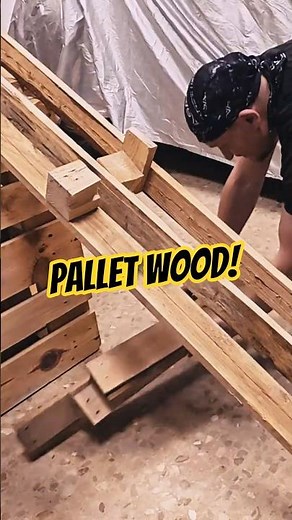 Pallet Wood Project You Need to Try! 💪 #diy