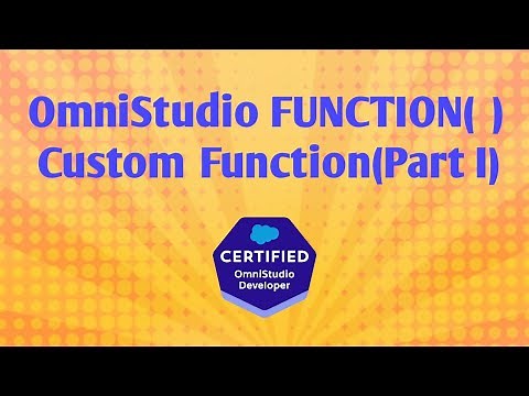 OmniStudio Functions | OmniStudio Formulas | ADD() | AVG() | FUNCTION( ) | Custom Function | Part 1