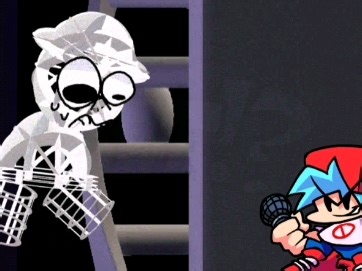 FNF Dave and Bambi Golden apple V1.2模组回顾Ticking曲目阶段竖屏版本