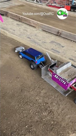 Wheels up! 2wd RC truck pulling at the 2024 World Championships