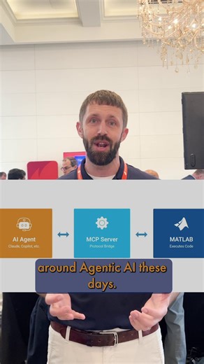 The MATLAB MCP Core Server provides built-in tools that let agents run code, execute tests, perform static analysis, and detect installed toolboxes. Hear how MATLAB Copilot and the MATLAB Agentic Toolkit are changing the way people work and code 📽️