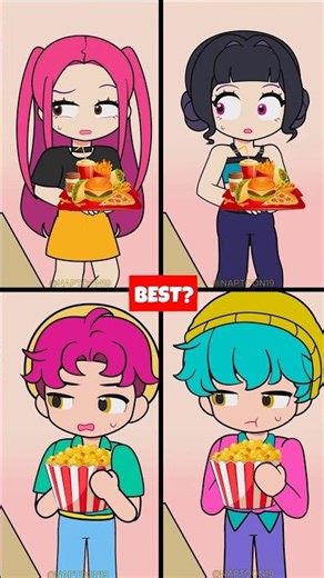 Best One? Who is The Best at Tricking Selfie? Kpop Demon Hunter Animation #kpopdemonhunters