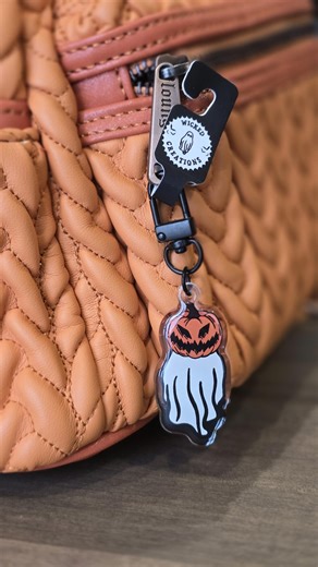 Pumpkin Head Ghost Keychain - Etsy