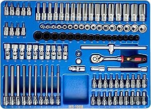 Genius Tools 106 Piece 3/8" Dr. Metric Tool Set MS-106M