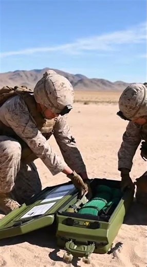 What’s Inside This heavy Case? 🤔 (US Marines Secret Weapon) #viral #trending #military #shorts