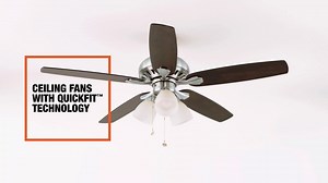 24K views · 363 reactions | Ceiling fans with QuickFit™ technology install fast and easy and come in a wide variety of styles and sizes. | The Home Depot | Facebook