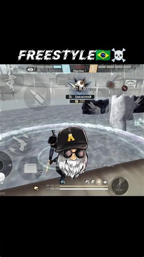 Freestyle King🇧🇷👑🌪️ #freefire #freefireshorts #freestylegamplay #shorts