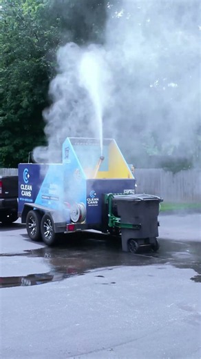 How Professional Trash Can Cleaning Actually Works | 200° Deep Cleaning