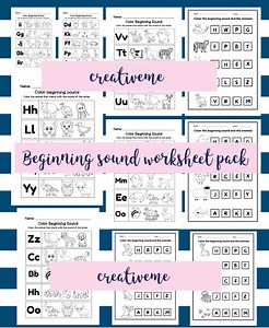 Animal Phonics Worksheets: A4 Printable Learning Activity (digital Download) - Etsy Australia