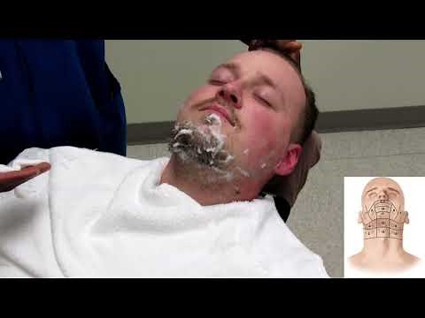NC Barber Board Razor Shave Practical Exam Demo