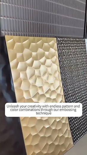 💎Textured aluminum panel: adds depth and style to any space #aluminumcurtainwall #interiordesign