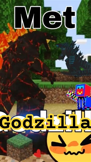 I Flew Circles Around Burning Godzilla in Minecraft... 😱🔥