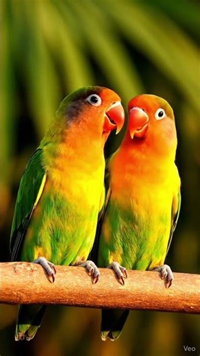 two beautiful birds making out and making beautiful sounds