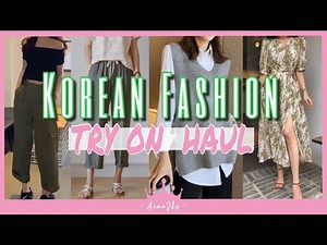 LA MODE CORÉENNE - try on haul korean style - Aina JKS